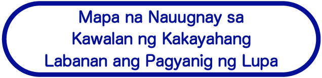 Mapa na Nauugnay sa Kawalan ng Kakayahang Labanan ang Pagyanig ng Lupa