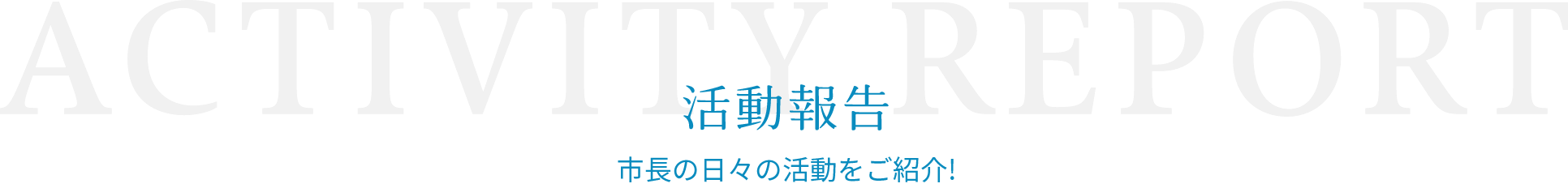 活動報告