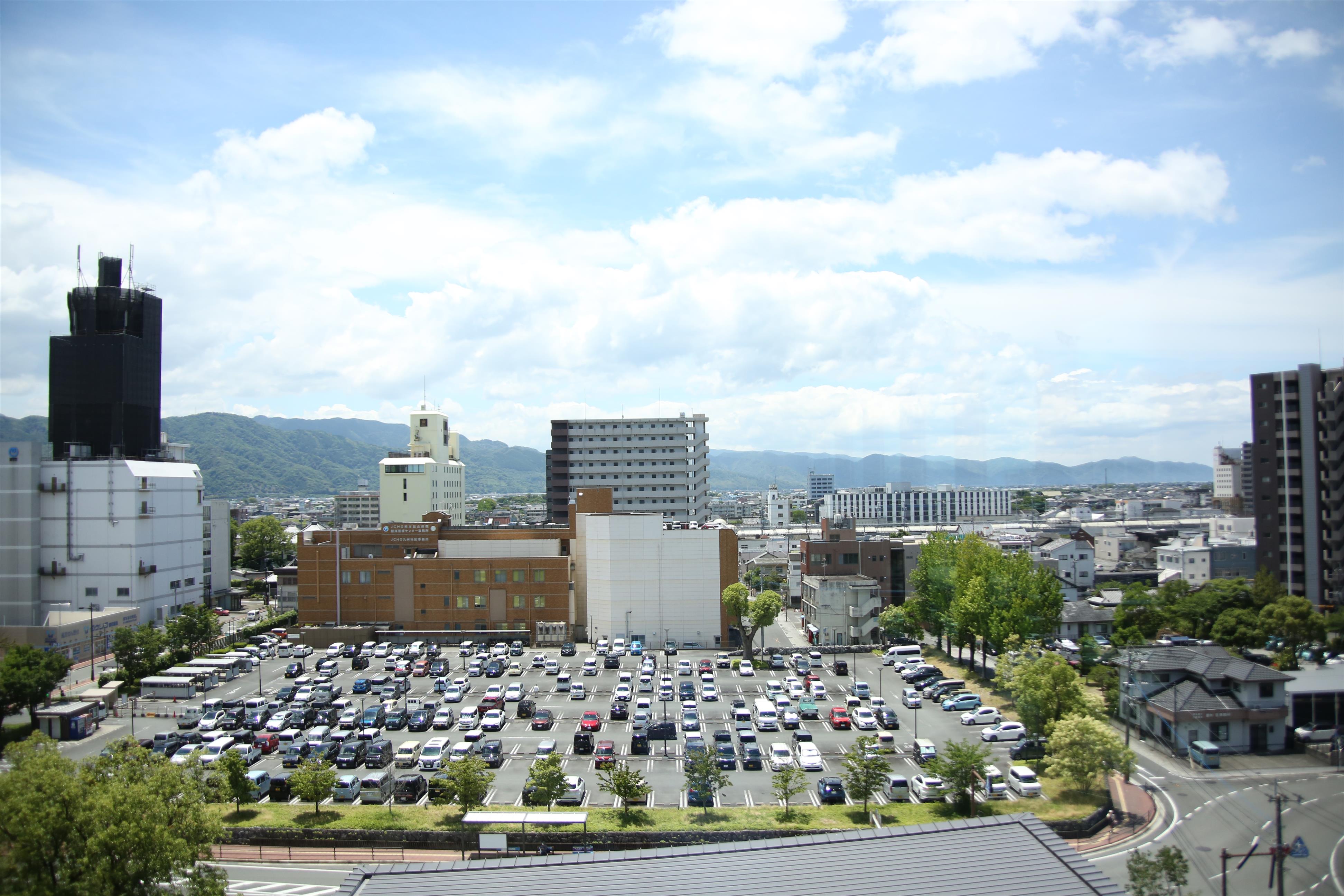 「ロビーからの風景」