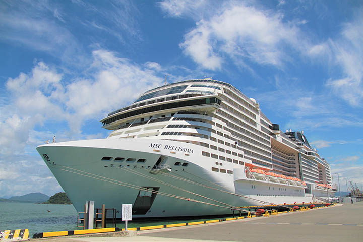 MSCベリッシマがくまモンポート八代に初寄港 / 移住・定住情報サイト