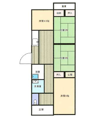 バンクNO.230間取り