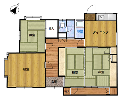 空き家バンク No.236 間取り図