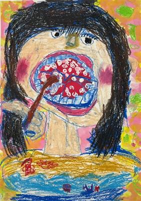 高田小学校  一年  　角口　碧彩