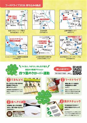 熊本県フードドライブ2026チラシ裏