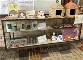 正面玄関から入ってすぐ左のショーケース