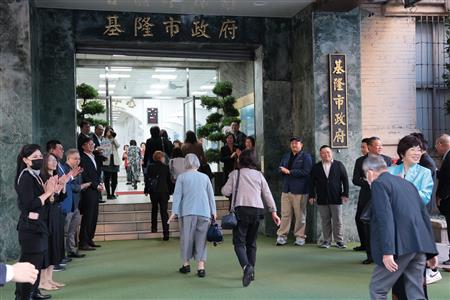 基隆市政府で熱烈な歓迎を受けました