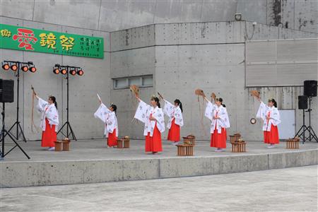 ▲内田巫女舞保存会　