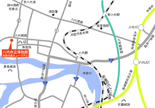 博物館周辺地図