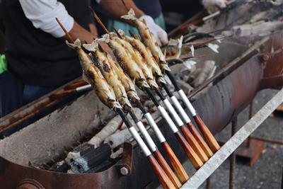 アユの塩焼き