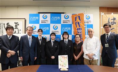 市長表敬の様子