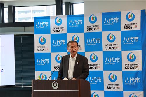 5月定例記者会見　中村市長