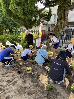 有佐小（花植え）