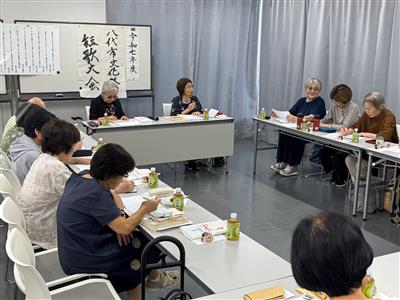 短歌会全体の様子