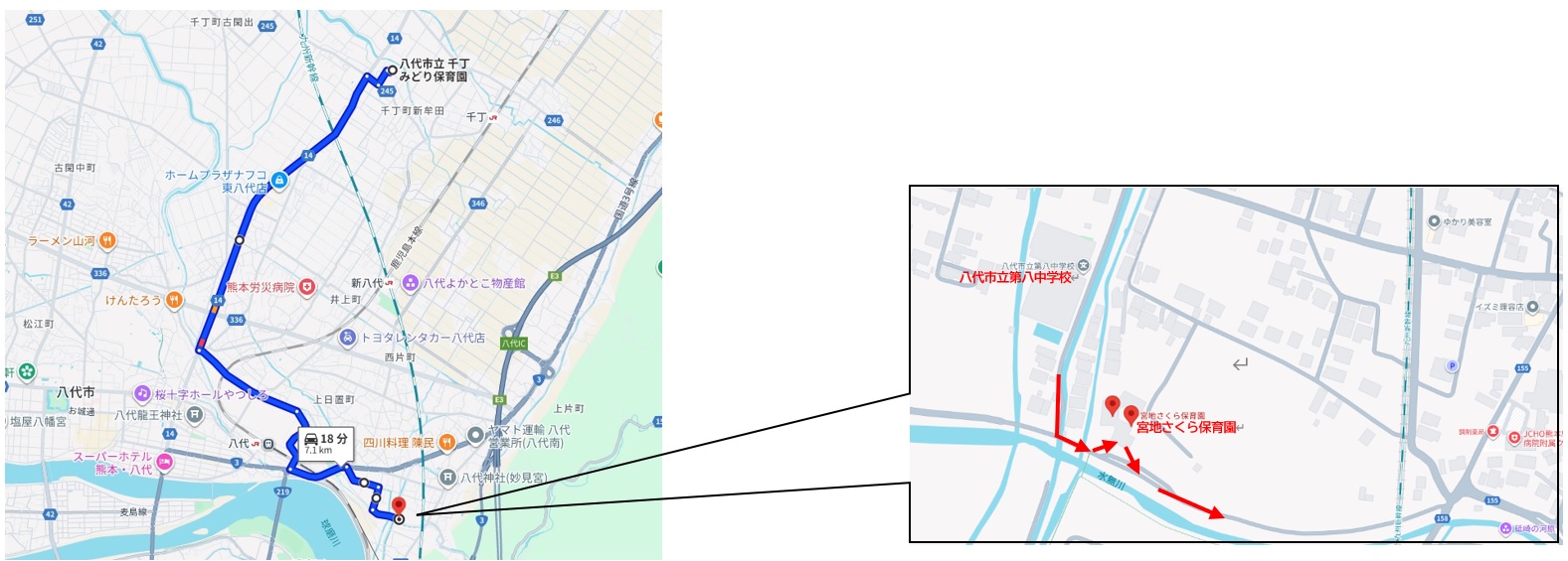 経路及び周辺図