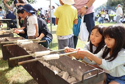 ちくわ焼き体験