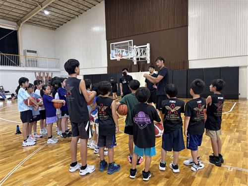 選手による指導