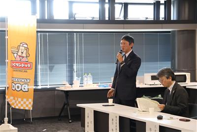 コメントする市長