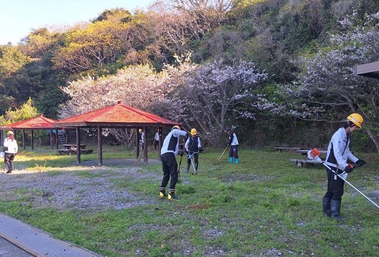 作業の様子の画像