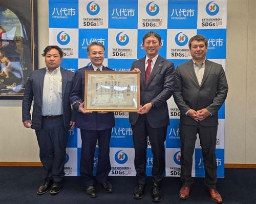 市長表敬訪問の様子