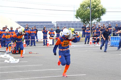 小型ポンプ操法の部