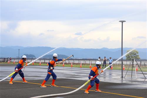 ポンプ車操法の部
