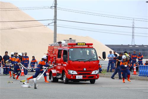 ポンプ車操法の部