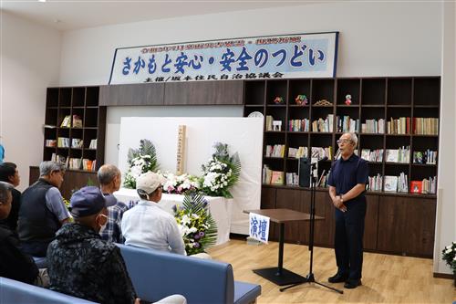 地区ごとに記念撮影