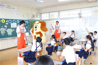 「ちくワン」とクイズを楽しみました