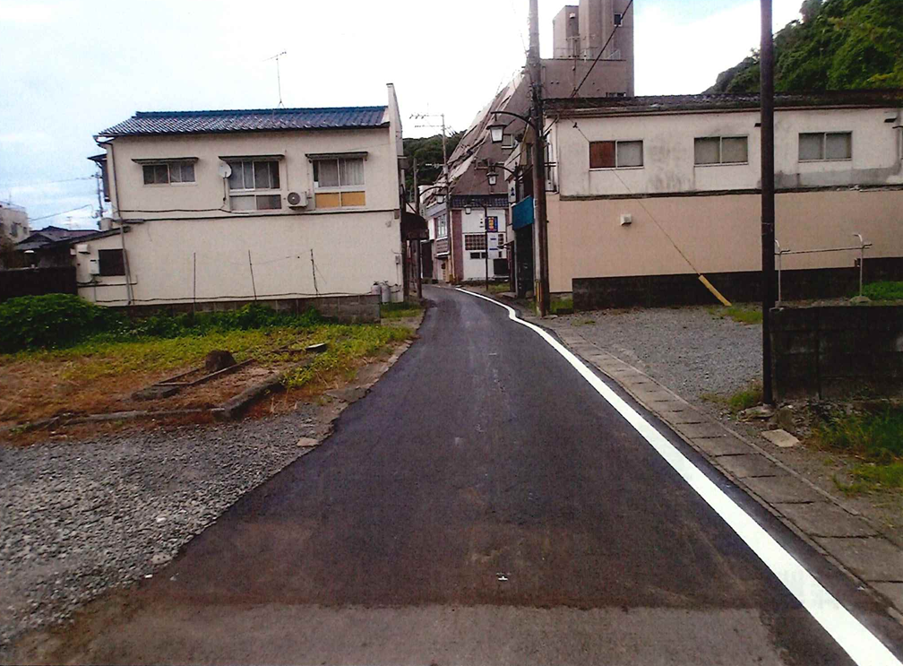 日奈久上西町道路整備事業(しゅん工)