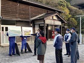 加藤鮎子政務官坂本町視察