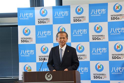 7月定例記者会見　中村市長