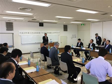 八代市北部流域下水道促進協議会定例役員会