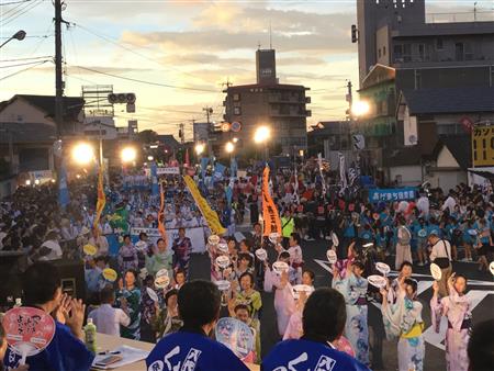 熊本地震復興祈願　第50回八代くま川祭り