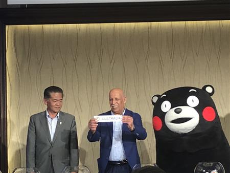 ハンドボールアジア選手権抽選会