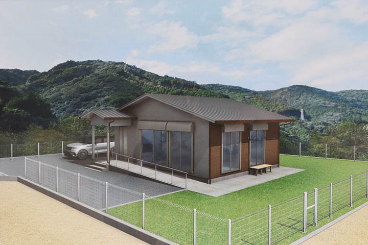 中津道災害公営住宅の完成イメージ図