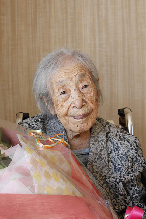 市内最高齢107歳　高木ハルさん